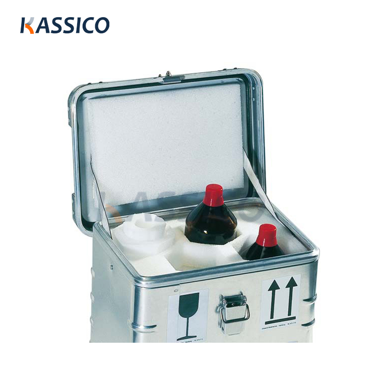 Caja de aluminio para medicamentos farmacéuticos y almacenamiento de vacunas