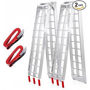 Rampas para camionetas de 7.5 pies para motocicletas, vehículos de 4 ruedas, remolques y motos de cross