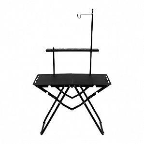 Mesa de centro de aluminio para exteriores y mesa de picnic para barbacoa y camping