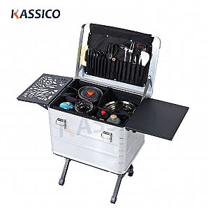 Caja de cocina de camping ligera de aluminio