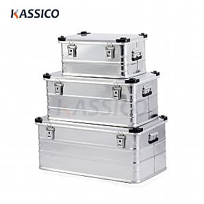 Alu Box - Maletas de almacenamiento de aluminio para viajes por tierra y aventuras