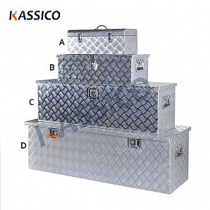 Cajas de herramientas de camión de aluminio de 1.5 mm y cajas de herramientas de metal