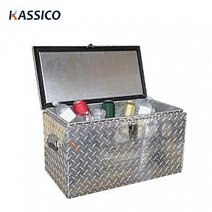 Hieleras de aluminio para trabajo pesado 48QT, hielera