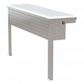 Cajas de herramientas para plataforma de camión de montaje lateral de 36/48 pulgadas