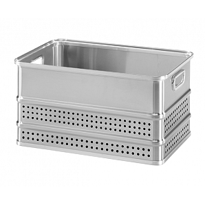 Canasta de almacenamiento de aluminio, Contenedor de aluminio para mariscos y medicinas